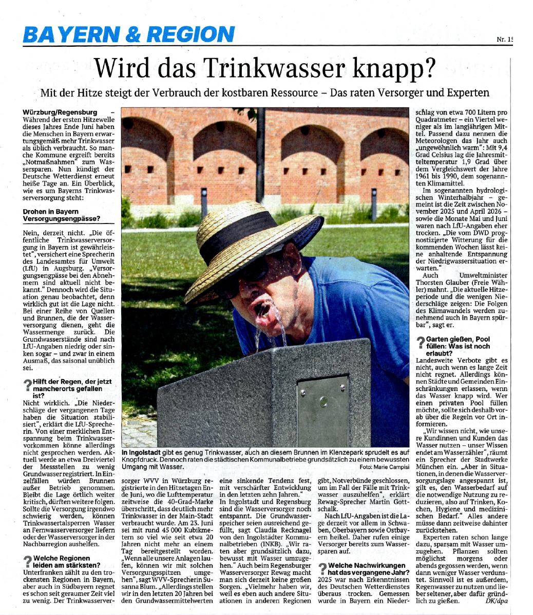 Hilpoltsteiner Kurier vom August 2026